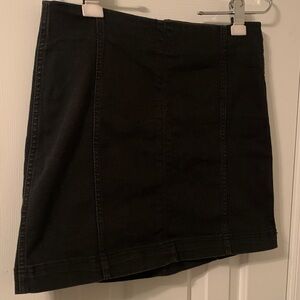 Wild Fable Classic Black Denim Skirt